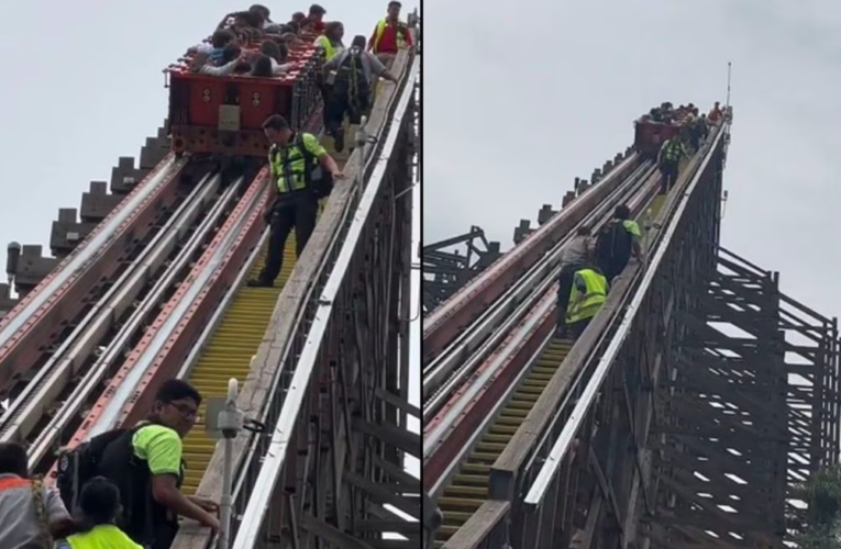 Atracción «Medusa» de Six Flags detiene vagón de repente y preocupa a usuarios