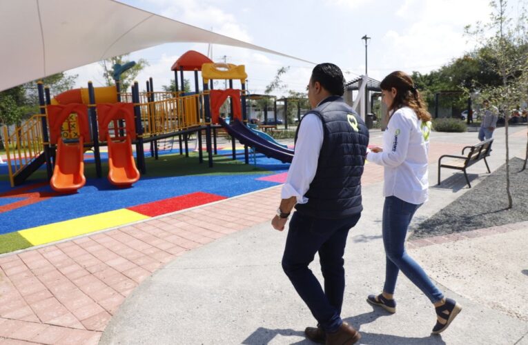 Nuevo parque inaugurado en la Colonia Benito Juárez