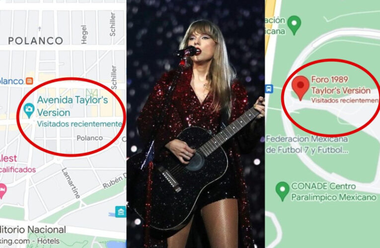 Av. de CDMX y Foro Sol cambian su nombre ante conciertos de Taylor Swift