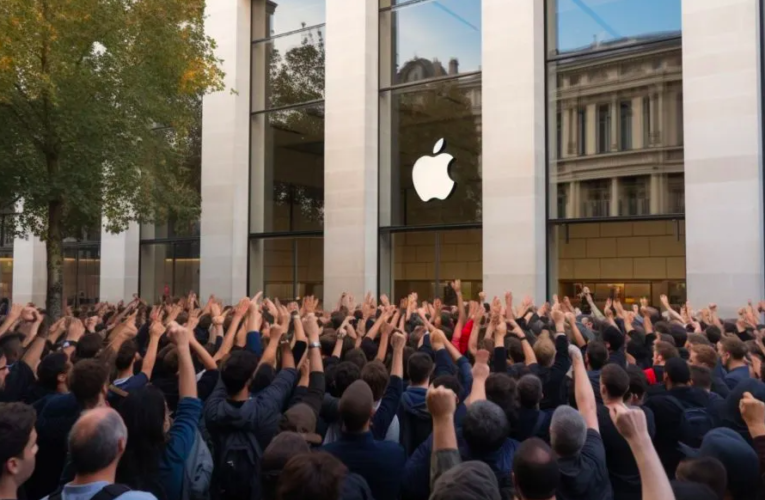 Huelga de trabajadores de Apple en Francia en pleno lanzamiento de iPhone 15