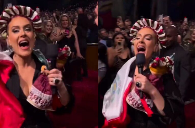 Adele celebra a México caracterizada de Lelé