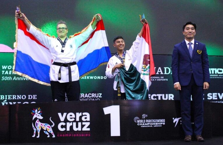 Oro y Plata en el Mundial de Parataekwondo: Gabriel Solano e Iván Casarrubias