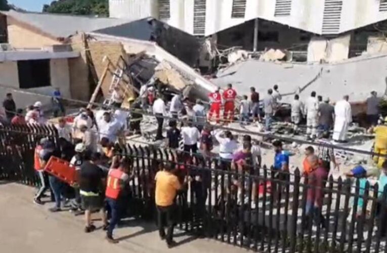 Por derrumbe en iglesia de Tamaulipas, se confirman 10 fallecidos