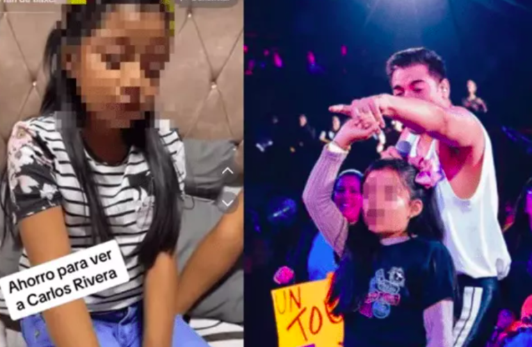 Carlos Rivera hace realidad el sueño de pequeña admiradora en emotivo encuentro en el escenario