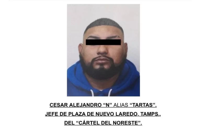 Detienen a César Alejandro «N», presunto jefe de plaza del Cártel del Noreste