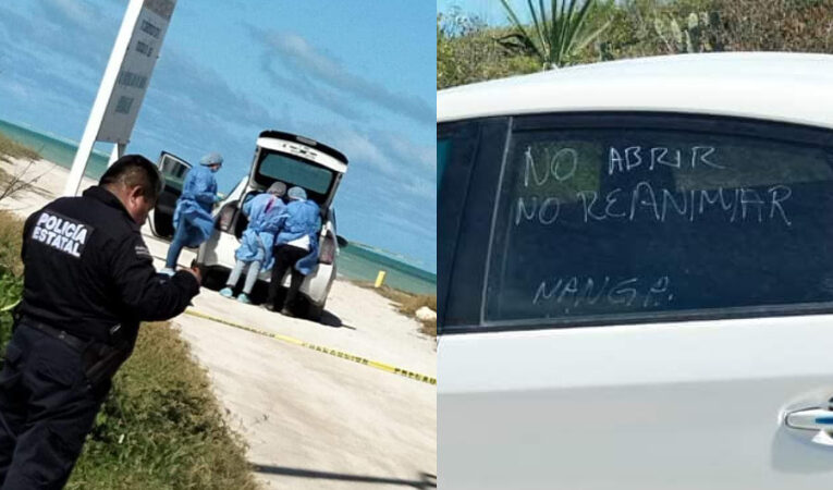 Encuentran cuerpo sin vida dentro de vehículo en Sisal, Yucatán; las placas eran de Querétaro