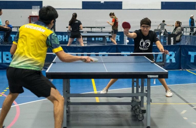 Equipo queretano de tenis de mesa brilla en Campeonato Nacional