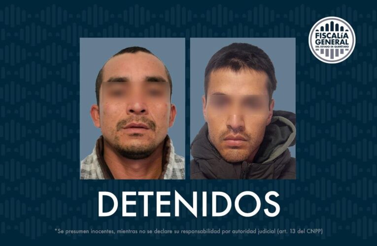 Detienen a dos sujetos por robo a automovilistas en la autopista México-Querétaro