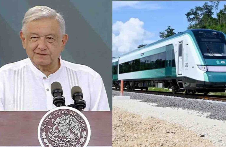 AMLO inaugura el primer viaje del Tren Maya