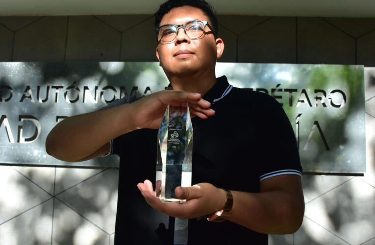 Estudiante de Ingeniería Civil gana primer lugar en congreso nacional