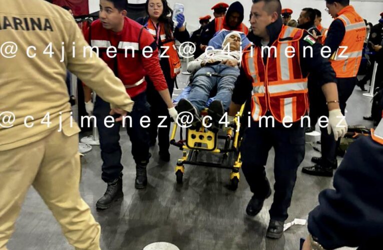 Atacan con arma punzocortante a venezolano en Terminal 2 del AICM