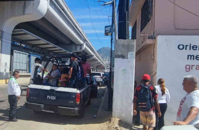 Ataques armados paralizan transporte público y siembran pánico en Acapulco