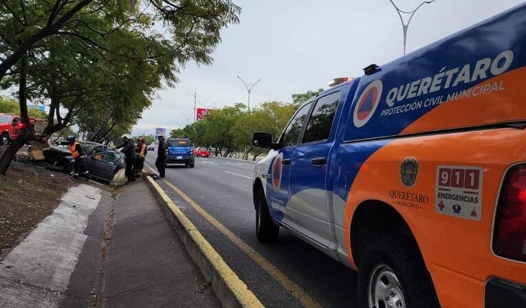 Se registra choque en Paseo de la República a la altura de El Salitre