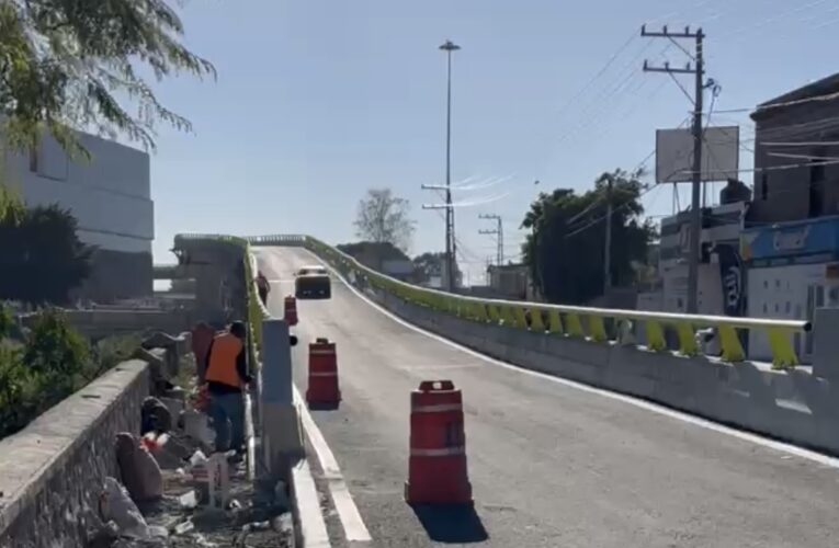 Abren circulación del puente elevado de Av. Universidad a Paseo 5F