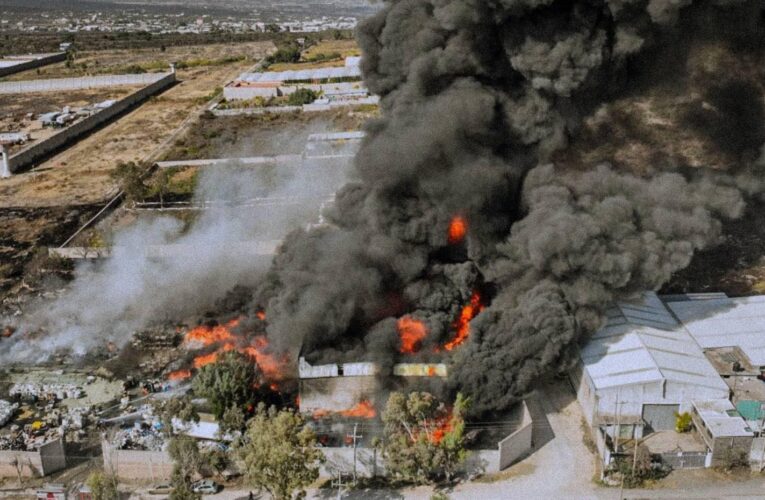 Se registrado incendio en recicladora de San José el Alto