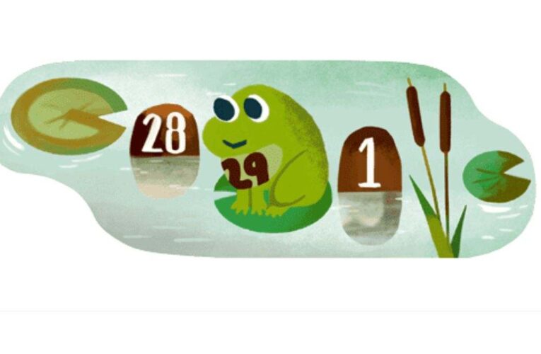 Google celebra el día bisiesto con un doodle especial