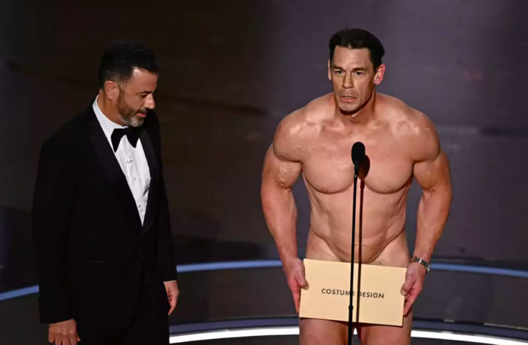 John Cena protagoniza un momento icónico en los Oscar en apoyo a una protesta