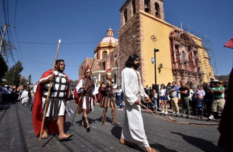 Da inicio operativo del viacrucis en La Cañada, se esperan 50 mil asistentes