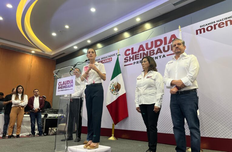 Claudia Sheinbaum se compromete a cumplir con proyecto del tren México-Querétaro