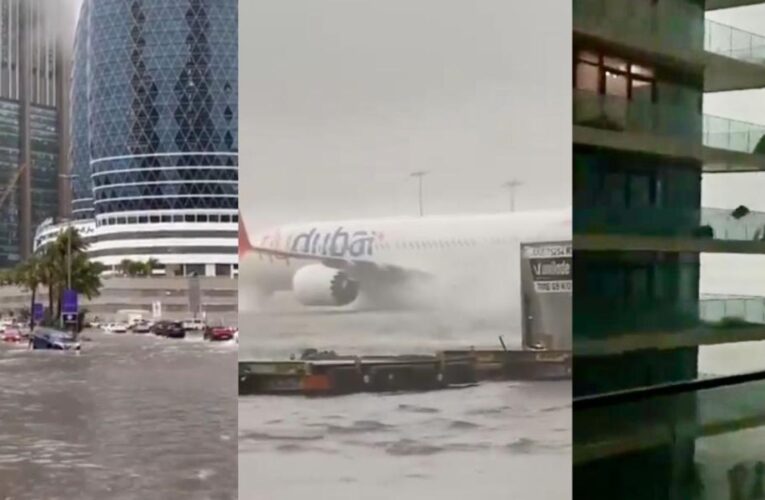 Por fuertes lluvias, suspenden vuelos en Dubái