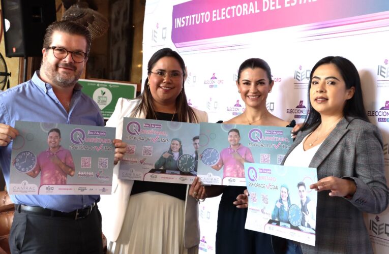 Firman alianza CANIRAC y IEEQ para promover voto en Querétaro
