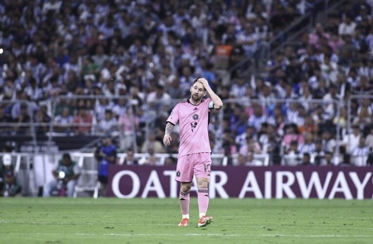 Messi sufre su primera derrota ante un club mexicano al perder contra rayados de Monterrey