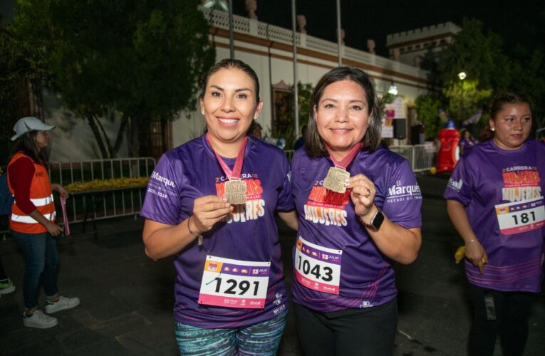 En El Marqués, Claudia Martínez premia a ganadores de la “2a. Carrera por las mujeres y los que aman a las mujeres