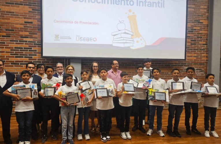 Reconocen a ganadores de Olimpiada del Conocimiento Infantil 2023-2024