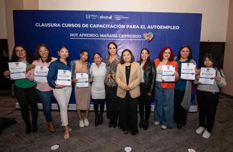 Clausuran talleres para el autoempleo en El Marqués