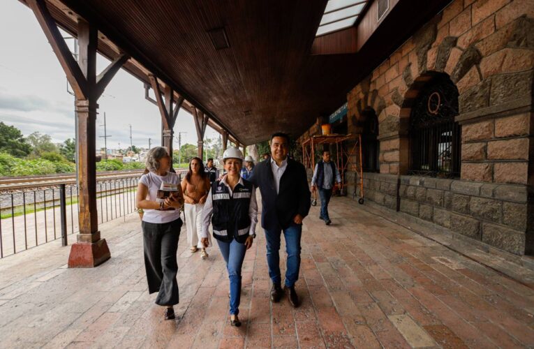 Supervisa Luis Nava restauración a la Antigua Estación del Tren