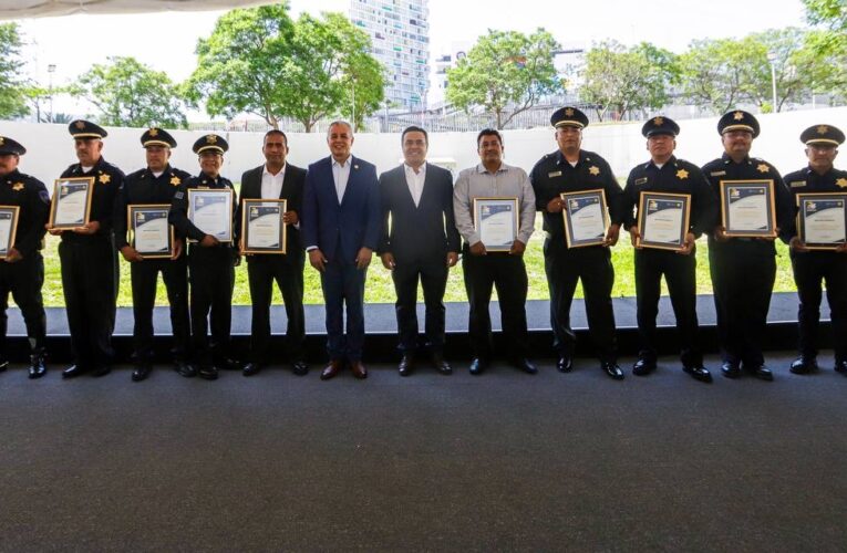 Realizan ceremonia del 26 aniversario de la Secretaría de Seguridad Pública Municipal 