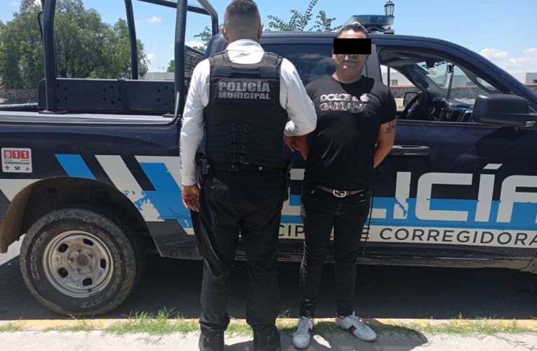 Detiene policía de Corregidora a sujeto con arma de fuego