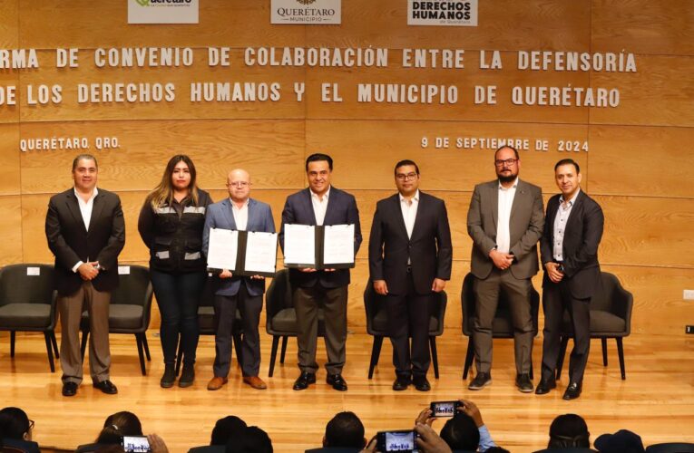 Convenio entre Municipio y Defensoría de los Derechos Humanos para capacitación de inspectores municipales