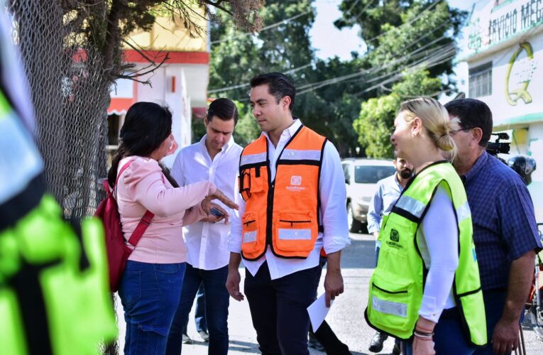 Supervisan trabajos de limpieza en Santa María Magdalena