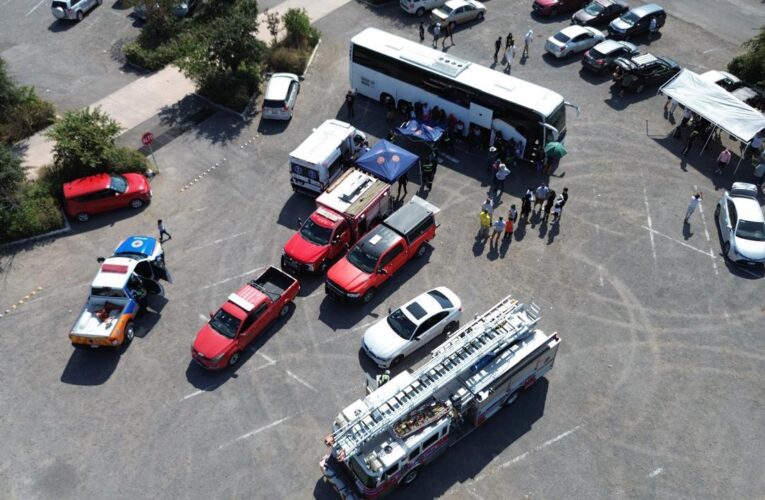 Municipio atiende ataque de abejas en el Bicentenario