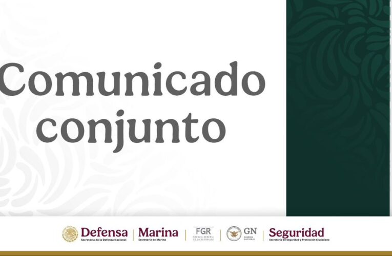 El Gabinete de Seguridad del Gobierno de México informa acciones relevantes del 6, 7 y 8 de diciembre de 2024