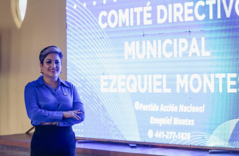 Renata Rubio, nueva Presidenta del PAN en Ezequiel Montes