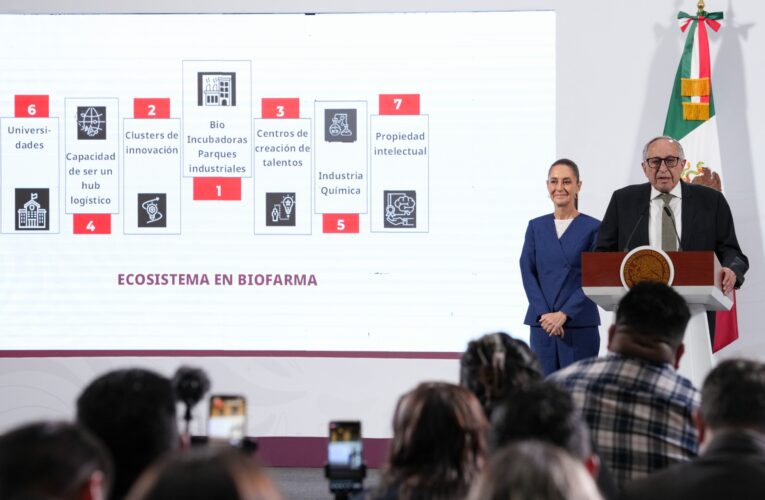 México se perfila como potencia farmacéutica: anuncian decreto para atraer inversión y producir medicamentos en el país