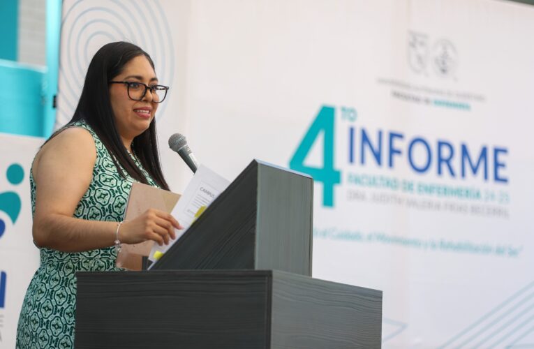 Rinde Dra. Judith Valeria Frías Becerril su 4° informe al frente Enfermería UAQ