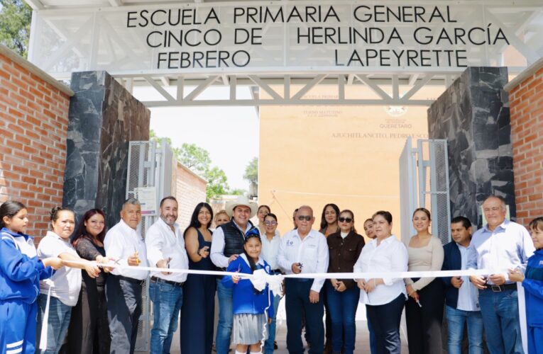 Fortalece IFEQ infraestructura educativa en Pedro Escobedo con obras por más de 24 millones de pesos