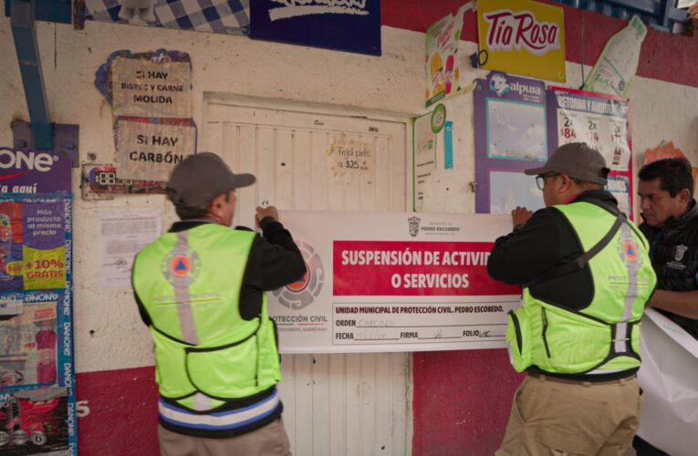 Refuerza Pedro Escobedo operativos contra la venta clandestina de alcohol