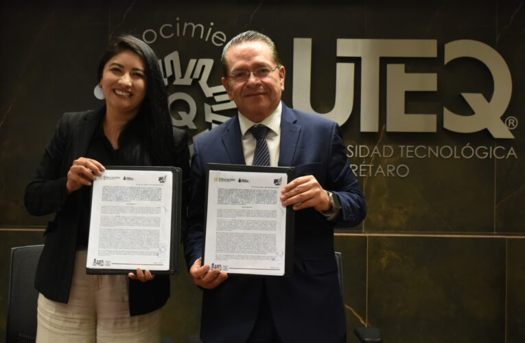 Firman convenio para impulsar alfabetización y educación básica con jóvenes universitarios de servicio social