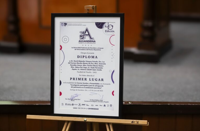 Premio Alejandrina: 40 años de impulsar la ciencia y las humanidades en Querétaro