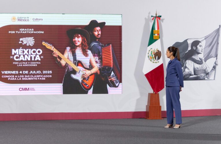 Presenta Gobierno de México al jurado del concurso binacional México CantaEl 4 de julio se darán a conocer los primeros 365 clasificados