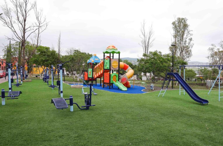 Renuevan el Parque Atenas en Tejeda; beneficia a más de mil habitantes