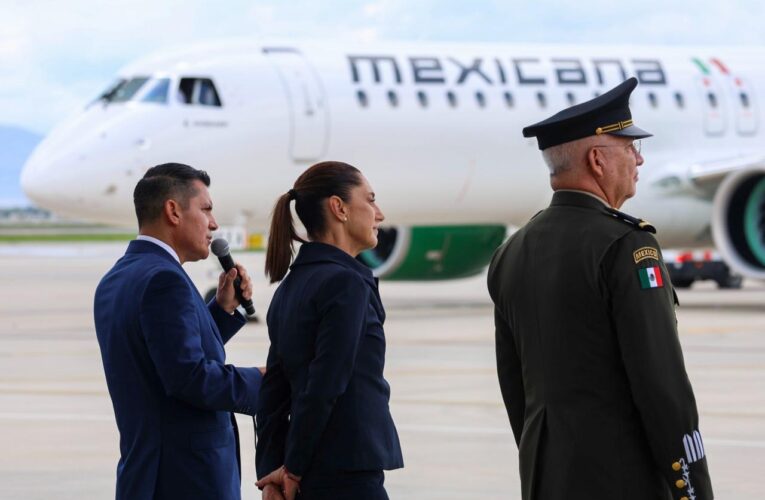 Mexicana de Aviación simboliza el deseo de un México que aspira a volar alto con justicia social, orgullo nacional y soberanía: Claudia Sheinbaum