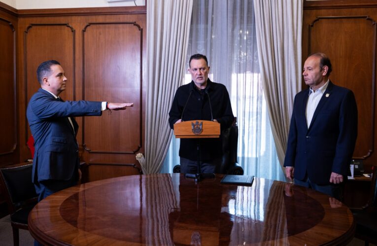 Eric Gudiño asume como nuevo titular de la Secretaría de Gobierno de Querétaro