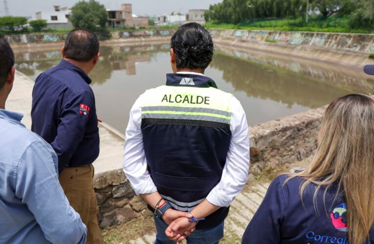 Supervisan cárcamos y zonas afectadas por lluvias en Corregidora; se evita inundación en zonas de riesgo