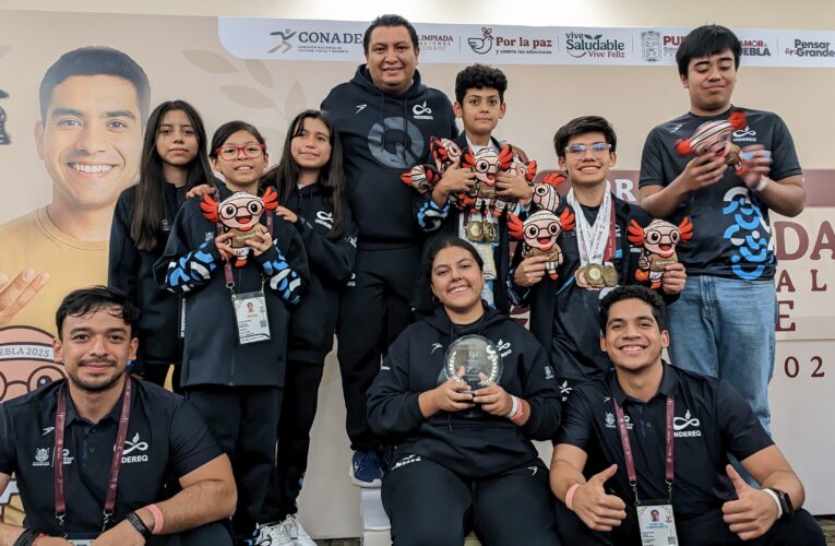 Querétaro brilla en ajedrez: segundo lugar nacional en la Olimpiada CONADE