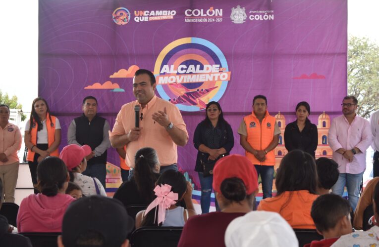 Cumple “Alcalde en Movimiento” su primer recorrido por todas las delegaciones de Colón